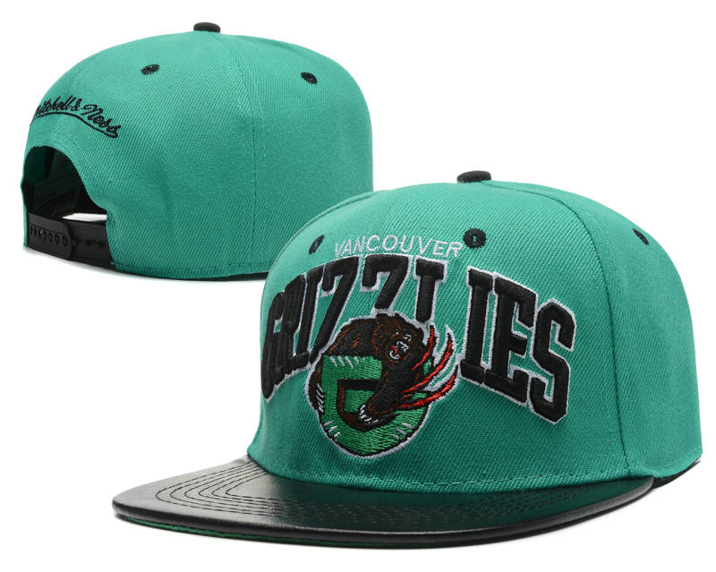 Memphis Grizzlies Green Snapback Hat SD 0512